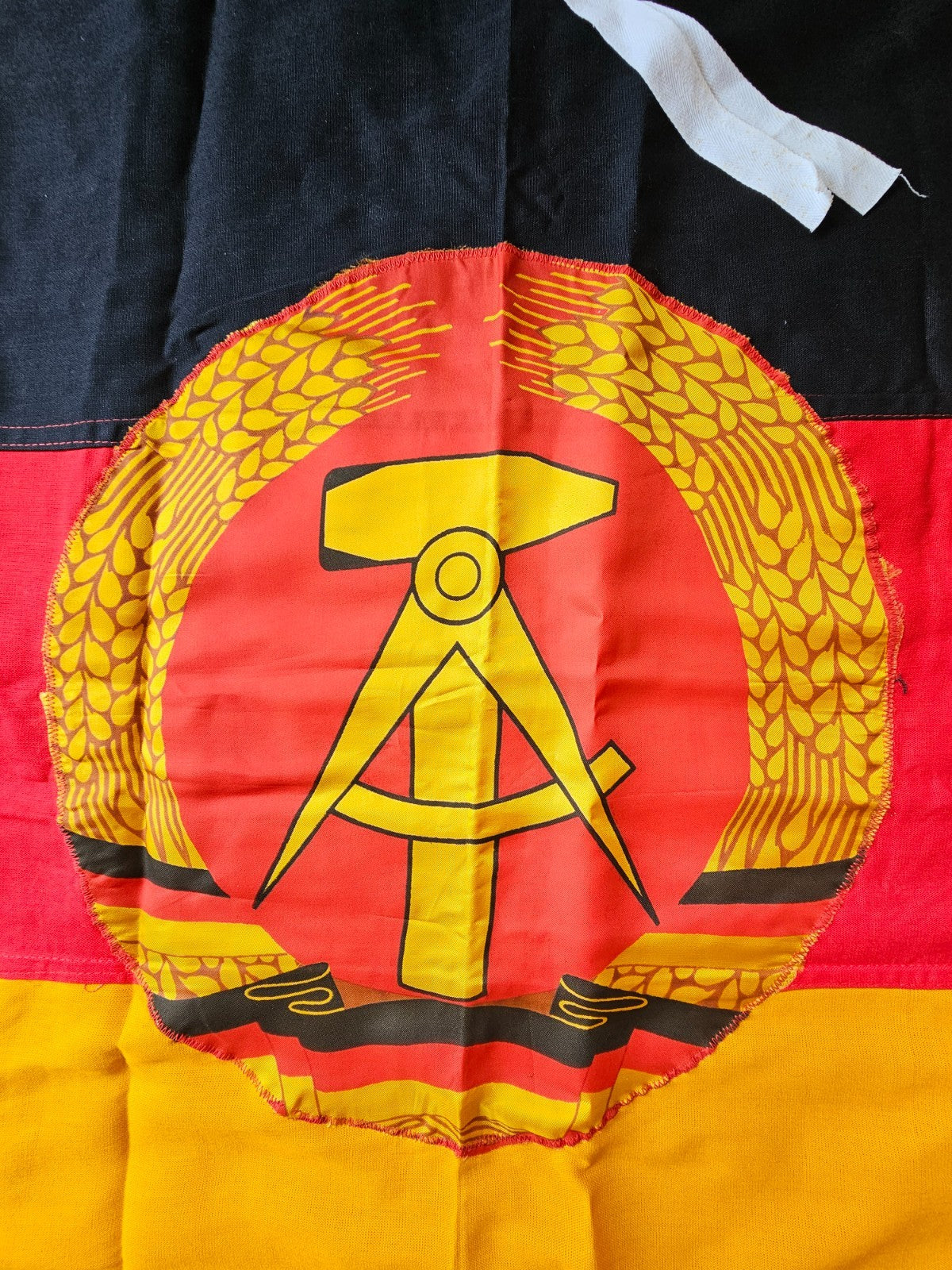 Grand drapeau RDA DDR Allemagne de l’Est balcon 330 cm vintage 1959-19901