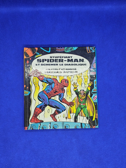 Spider-Man et Schemer le Diabolique Pop-Up Marvel Nathan 1982 Livre Animé0