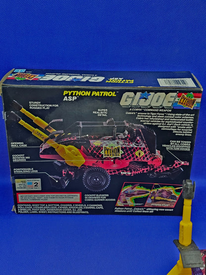 GI Joe Cobra ASP Python Patrol Hasbro 1989 véhicule militaire vintage complet5