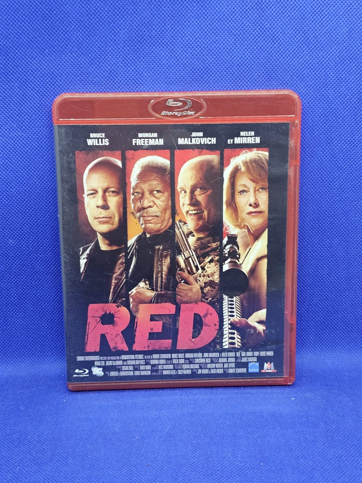 RED Blu-ray Bruce Willis Morgan Freeman John Malkovich M6 Vidéo 20110
