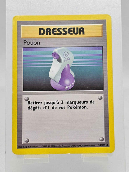 Potion 94/102, Pokémon Dresseur, 1999, Carte Vintage FR