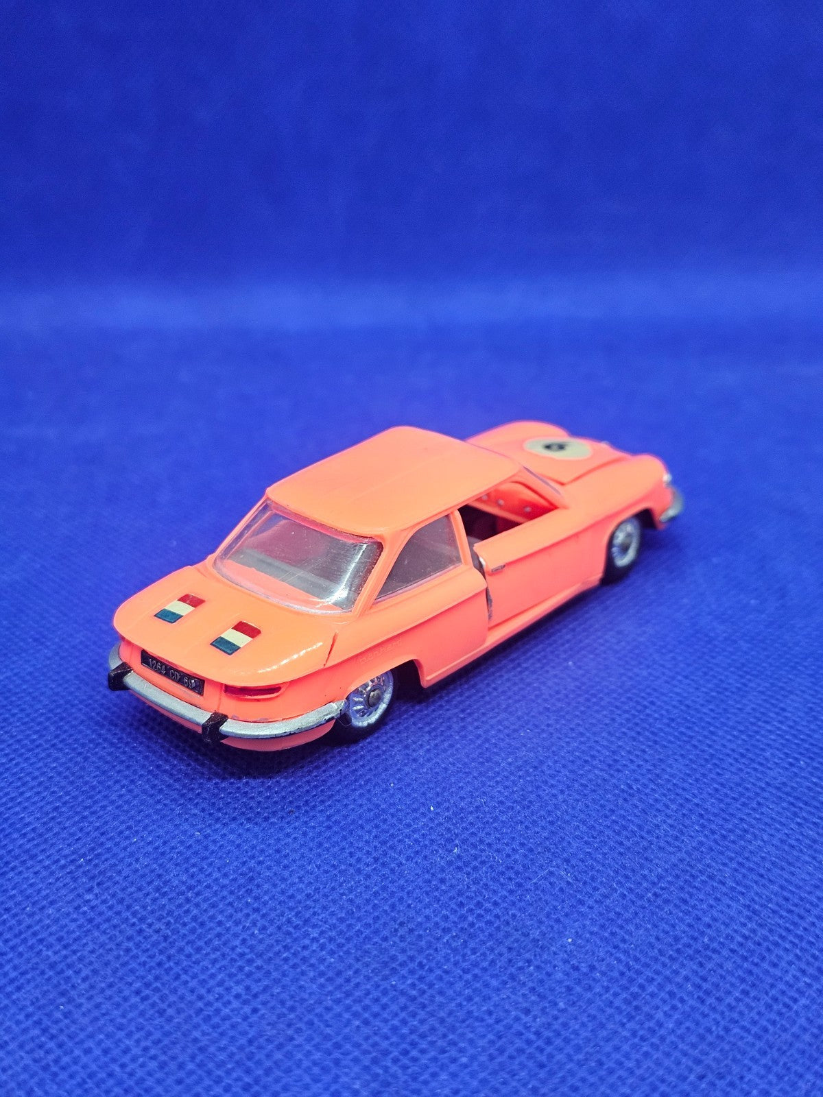 Panhard 24 BT Course Norev n°85 Orange France Vintage 143 10 cm1