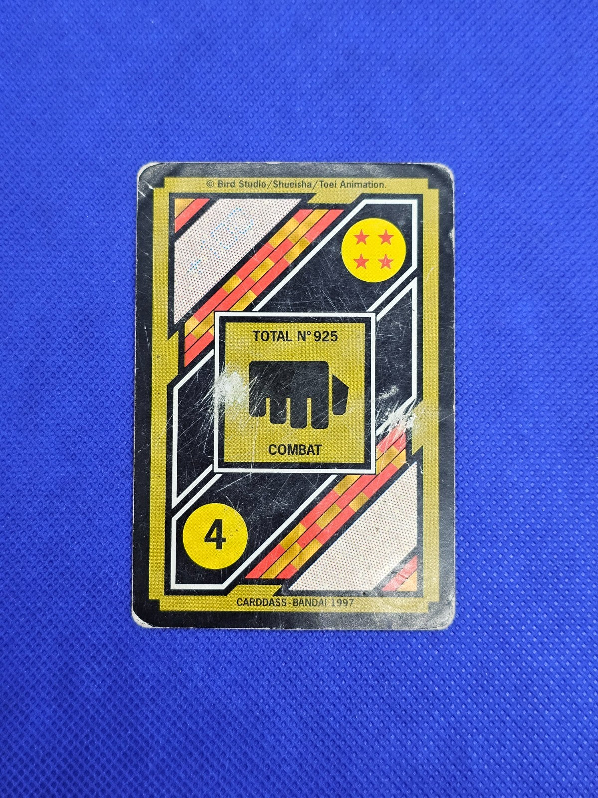 Végéta Dragon Ball Z Carddass FR n°279 Bandai 1997 DP 29001