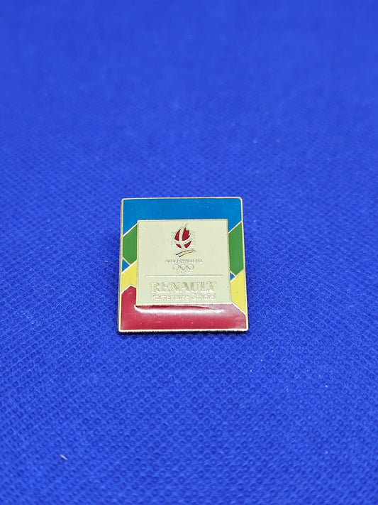 Pin's Renault Albertville 92 Jeux Olympiques JO Partenaire Officiel 19910