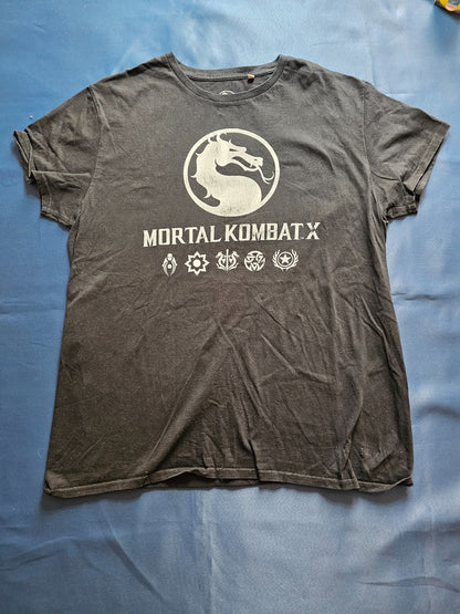 T Shirt Mortal Kombat X Factions Jeu Vidéo Warner Bros XL Noir0