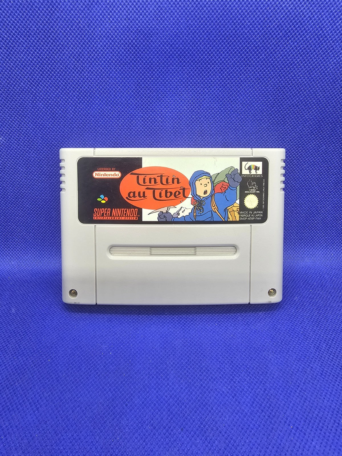 Tintin au Tibet Super Nintendo SNES PAL FAH Cartouche Officielle Infogrames0