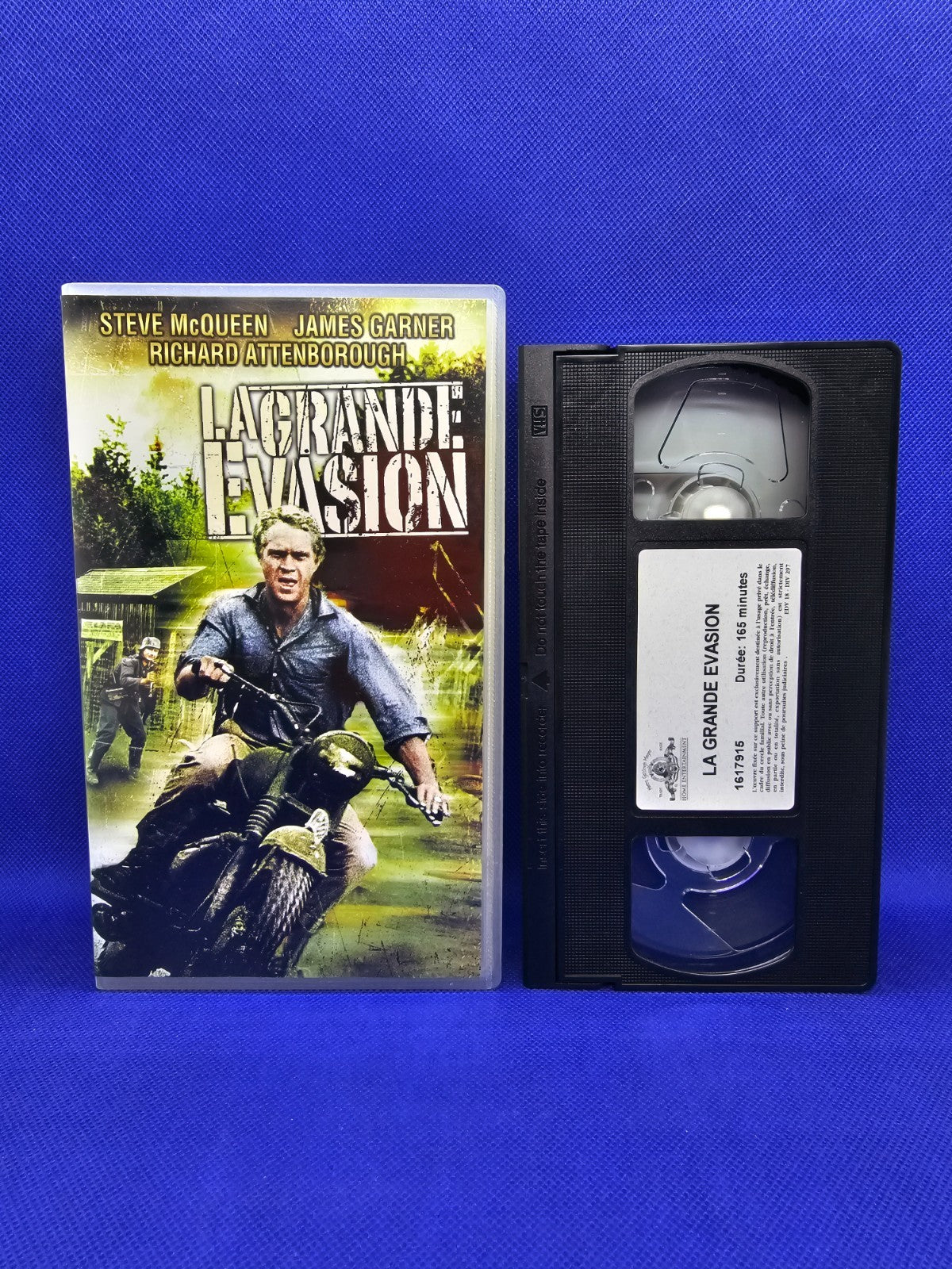 La Grande Évasion VHS, Steve McQueen, MGM, Film de Guerre, 1963, Cassette Vidéo 0