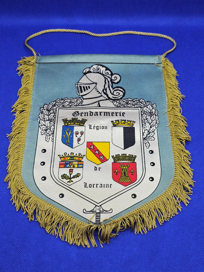Fanion Gendarmerie Légion de Lorraine Militaria Vintage France0