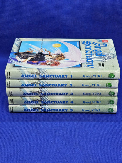 Lot Manga Angel Sanctuary Tomes 1 à 5 Kaori Yuki Tonkam VF2
