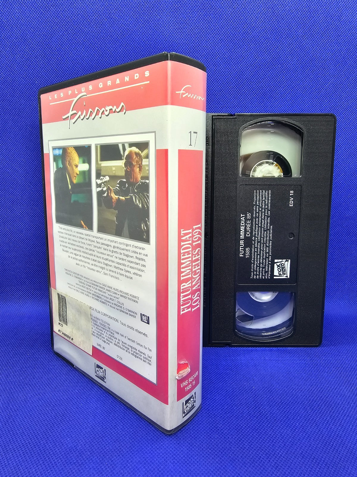 Futur Immédiat VHS, Fox Vidéo Frissons, Alien Nation, 1988, Cassette 85 min1