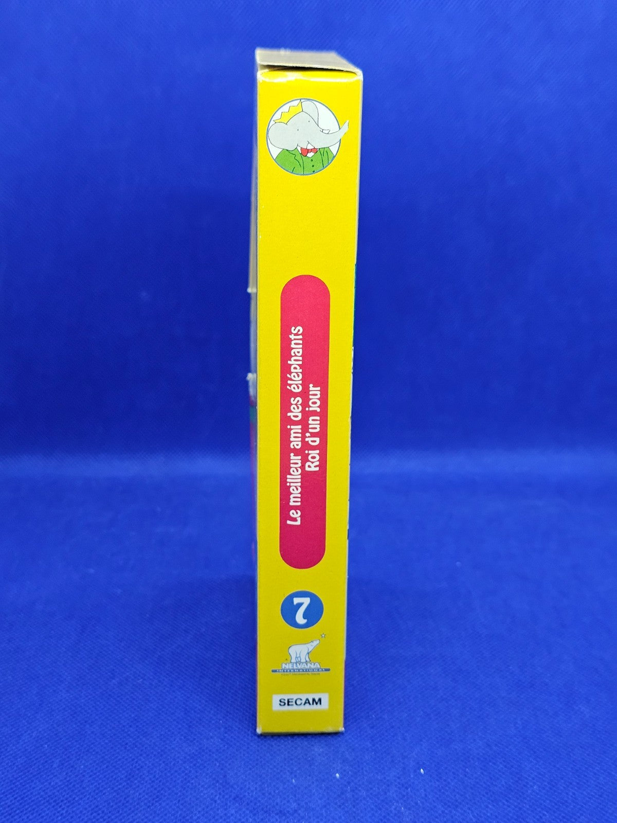 Babar VHS volume 7 Le meilleur ami des éléphants Roi d’un jour SECAM2