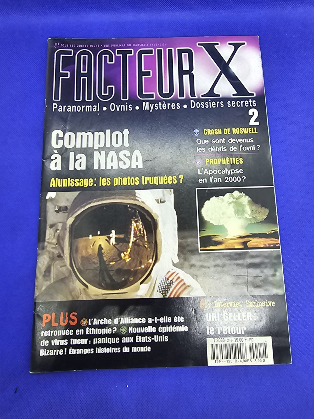 Facteur X n°2 Complot NASA Roswell OVNI Marshall Cavendish 19970