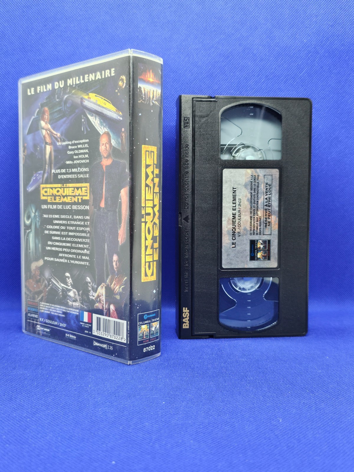 VHS Le Cinquième Élément, Science Fiction, Gaumont, 1999, Cassette Vidéo Vintage1