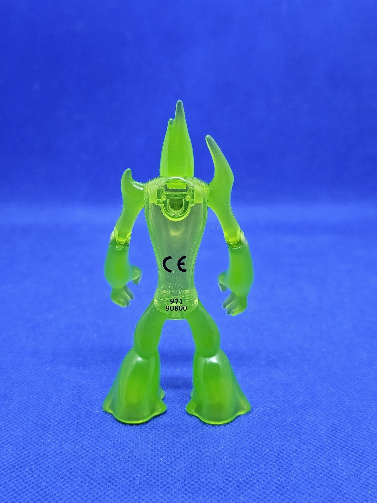 Goop Ben 10 Alien Force Bandai 2008 Figurine Verte Translucide 10 cm Incomplète1