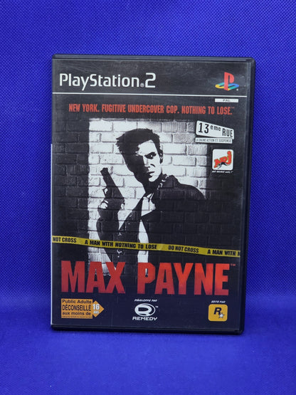 Max Payne PS2 PlayStation 2 PAL FR Complet Notice Rockstar Games 20020