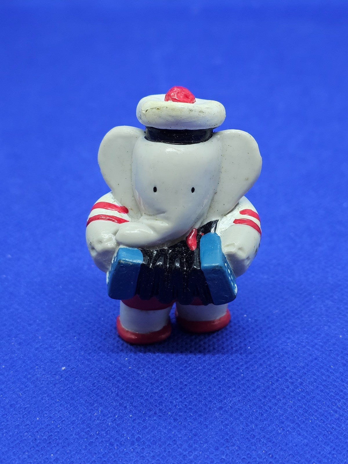 Pom Babar Figurine PVC Plastoy De Brunhoff 1996 Accordeon 4,5 cm0