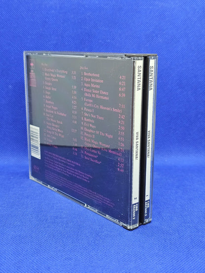Santana Viva Santana Double CD musical Compilation CBS 462500 2 Rock Latin1