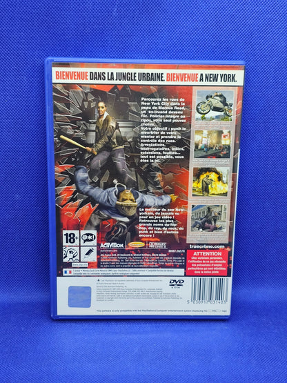 True Crime New York City PS2 PAL FR Activision 2005 complet1