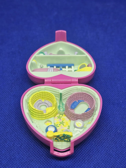 Polly Pocket Precious Puppies Pet Parade Bluebird 1993 Coffret Coeur Vintage1