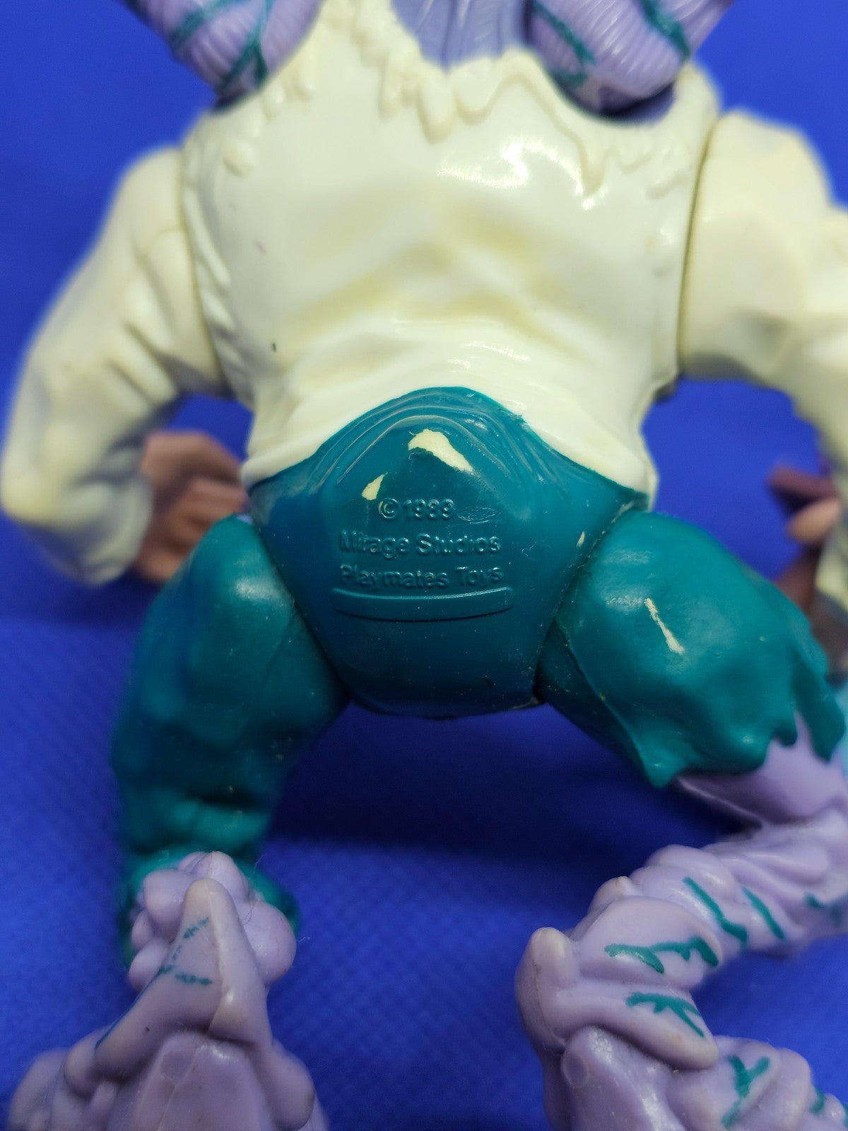 Baxter Stockman Tortues Ninja TMNT Playmates 1989 Complet Variante Arme Marron4
