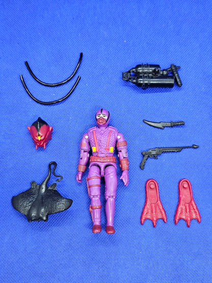 GI Joe Hydro Viper Hasbro 1988 Figurine Vintage Complète Avec Accessoires Loose1