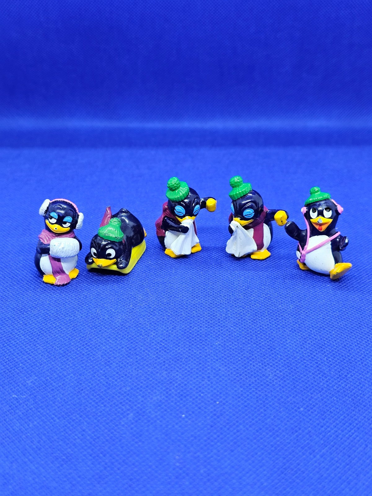 Lot 5 Figurines Les Pingos Sportifs, Kinder Surprise, Ferrero, 19930