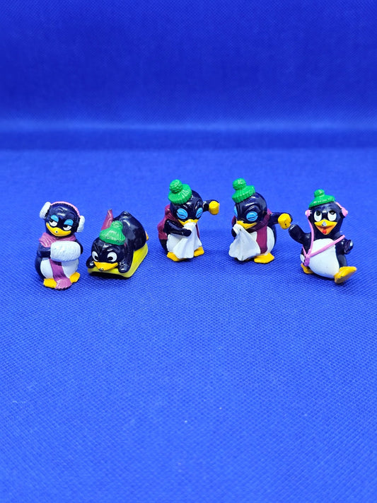 Lot 5 Figurines Les Pingos Sportifs, Kinder Surprise, Ferrero, 19930