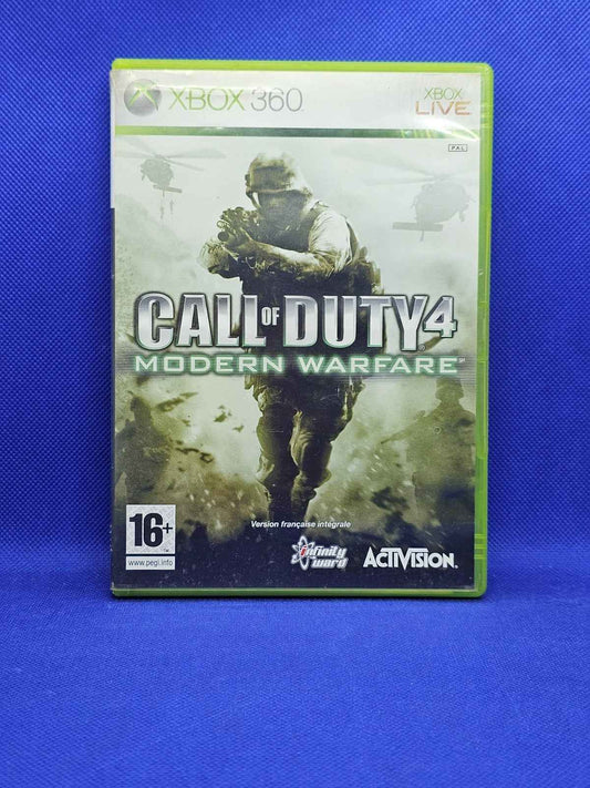 Call of Duty 4 Modern Warfare Xbox 360 PAL Français Activision 2007 complet