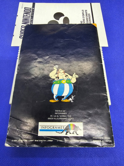 Astérix & Obélix Super Nintendo SNES PAL FAH Infogrames 1995 Boîte Notice3