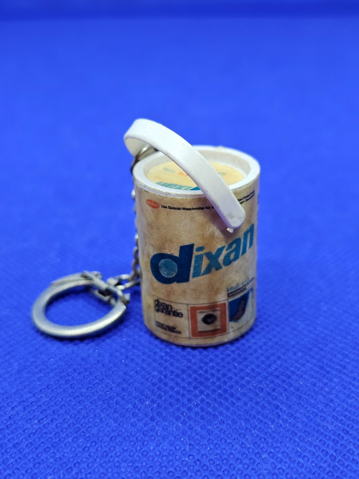 Porteclés Vintage Dixan Publicitaire, Miniature Lessive, 4 cm0