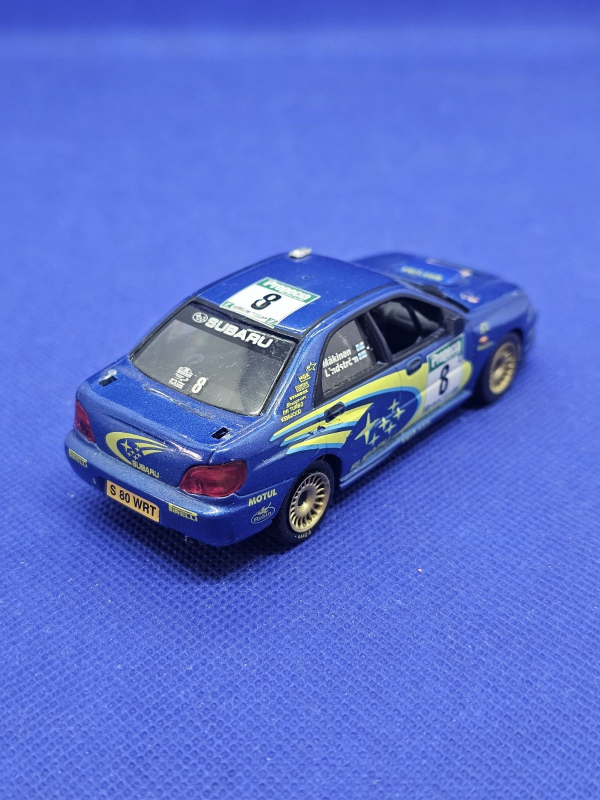 Subaru Impreza WRC n°8 Mäkinen Rally New Zealand 2003 IXO 1431