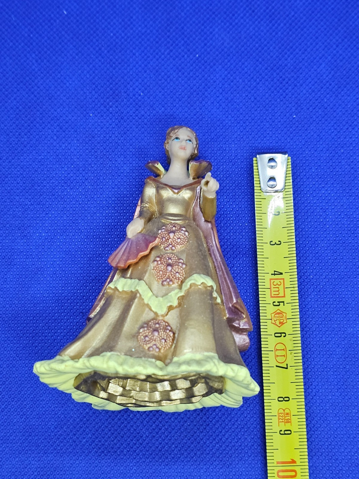 Figurine Princesse PAPO 2008 robe de cour éventail 8,5 cm bon état3
