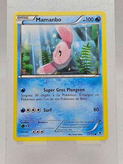 Mamanbo 22/119, Pokémon XY Vigueur Spectrale, 2014, Carte Commune FR