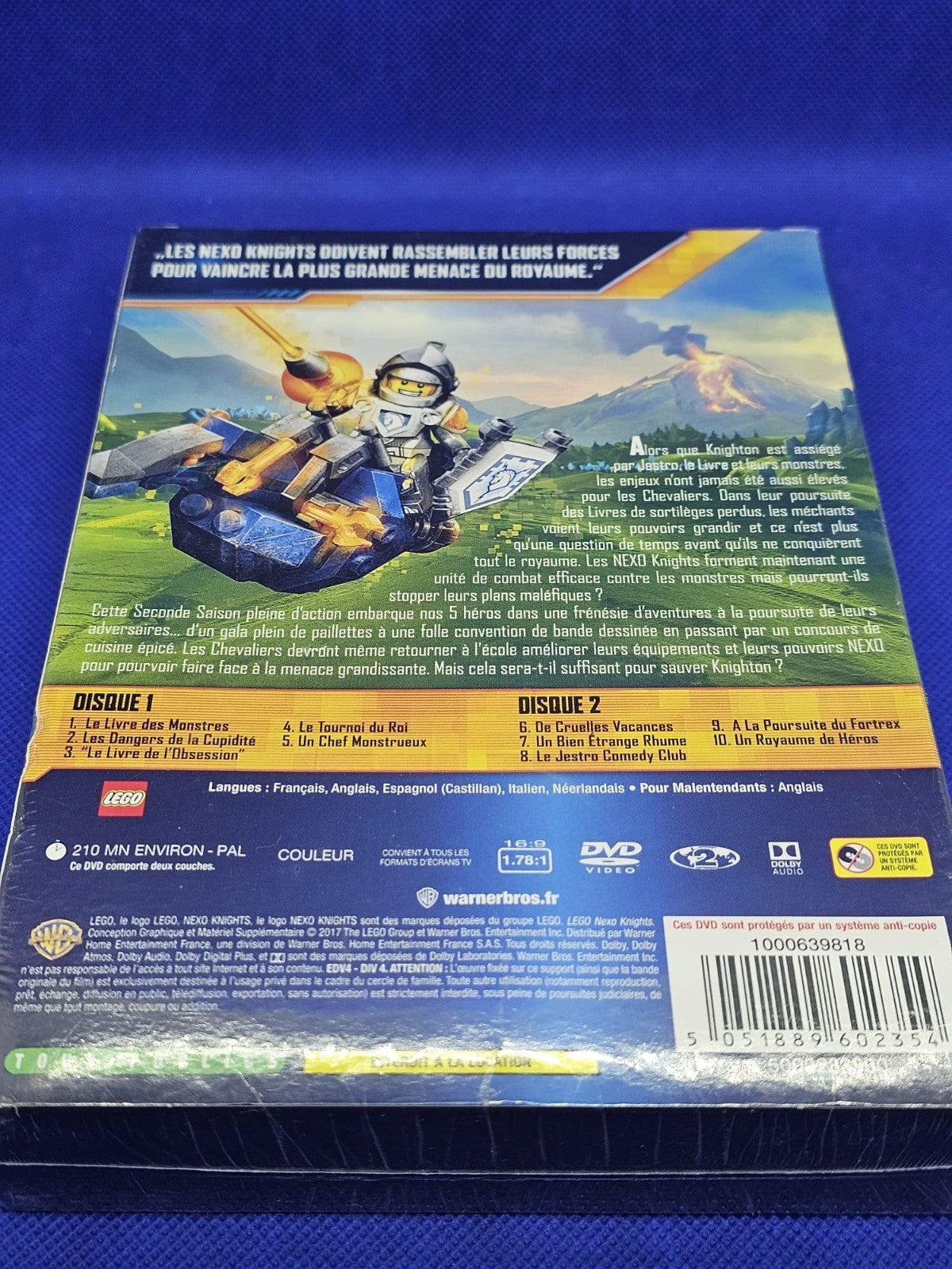 LEGO Nexo Knights Saison 2 Le Livre des Monstres 2 DVD Warner 2017 neuf sous bli2