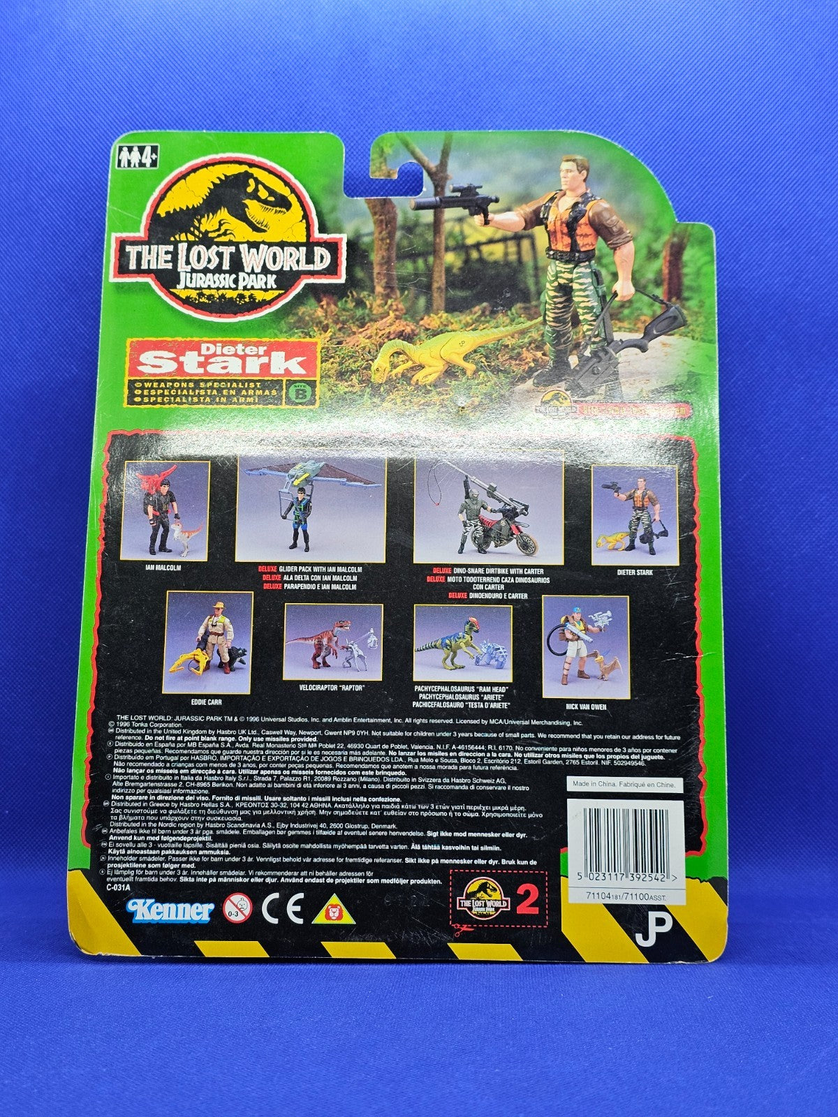 Dieter Stark Jurassic Park The Lost World Kenner 1997 Opened3