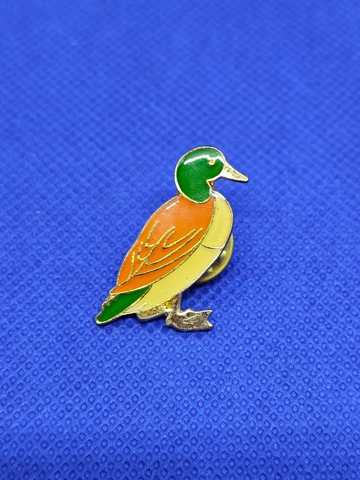 Pin’s Shell Canard Colvert Sauvage Publicitaire Vintage Métal Émaillé0