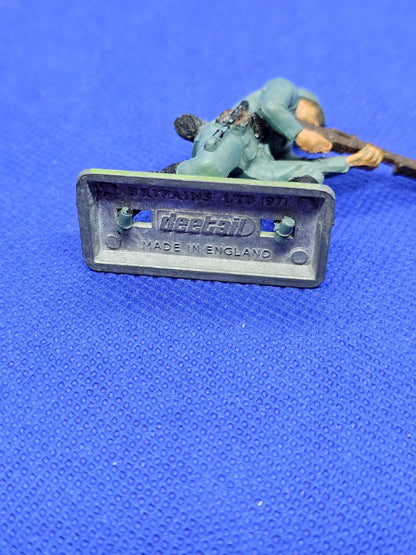 Figurine Soldat Allemand WWII MG42 Britains Deetail 1971 Made in England 5 cm4