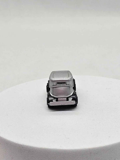 Micro Machines '32 Ford Vicky Silver Gray 1989 Galoob Opening Parts Work