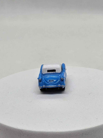 Micro Machine 1955 Chevrolet Corvett blue And White