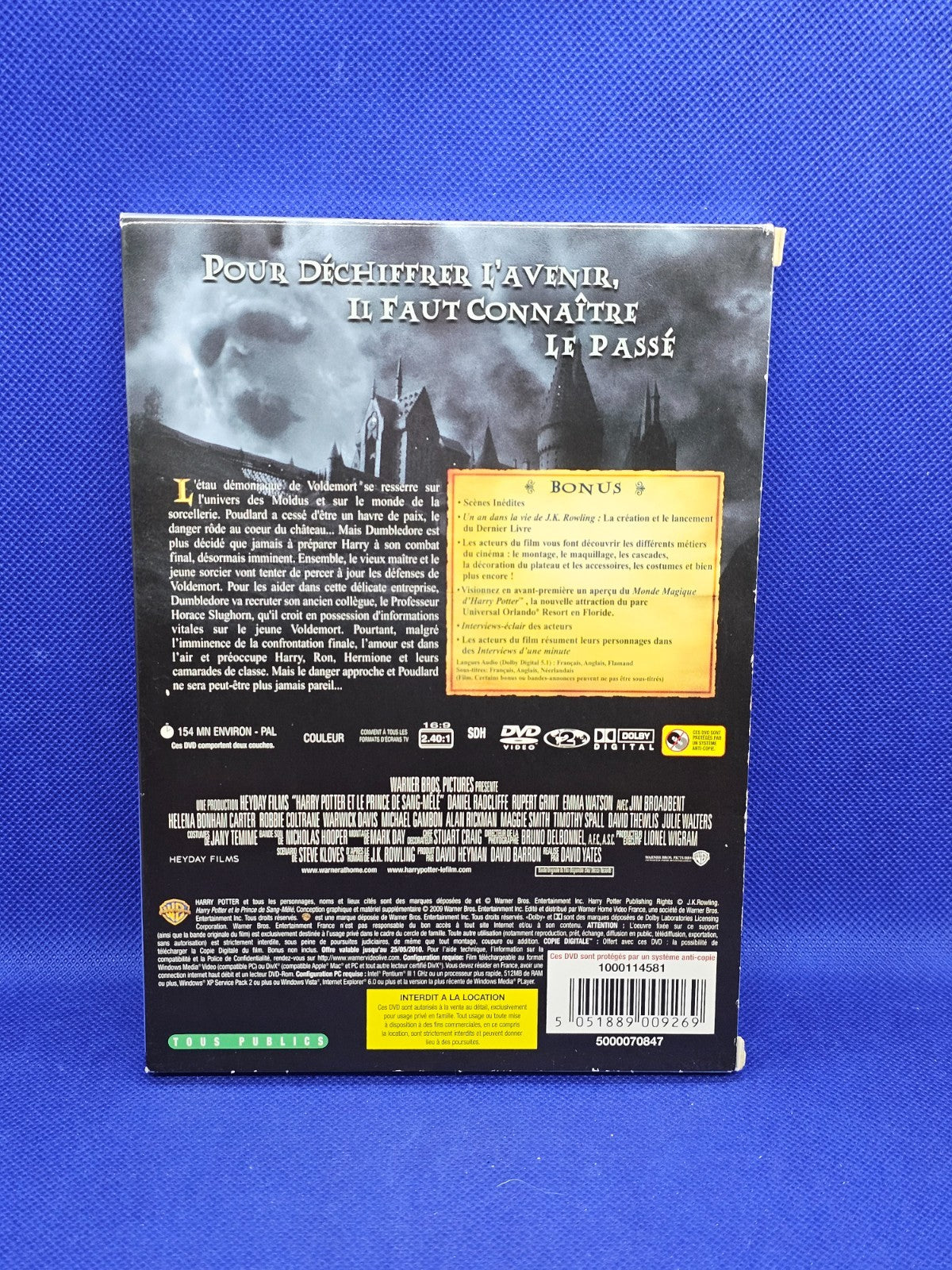 Harry Potter Et Le Prince De Sang Mêlé Édition Spéciale 2 DVD Warner Bros1