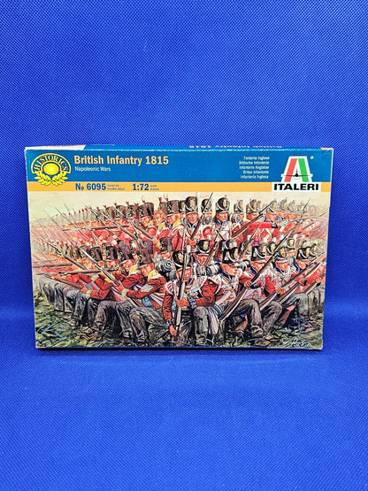 Italeri British Infantry 1815 6095 48 Soldats Britanniques 172 20070