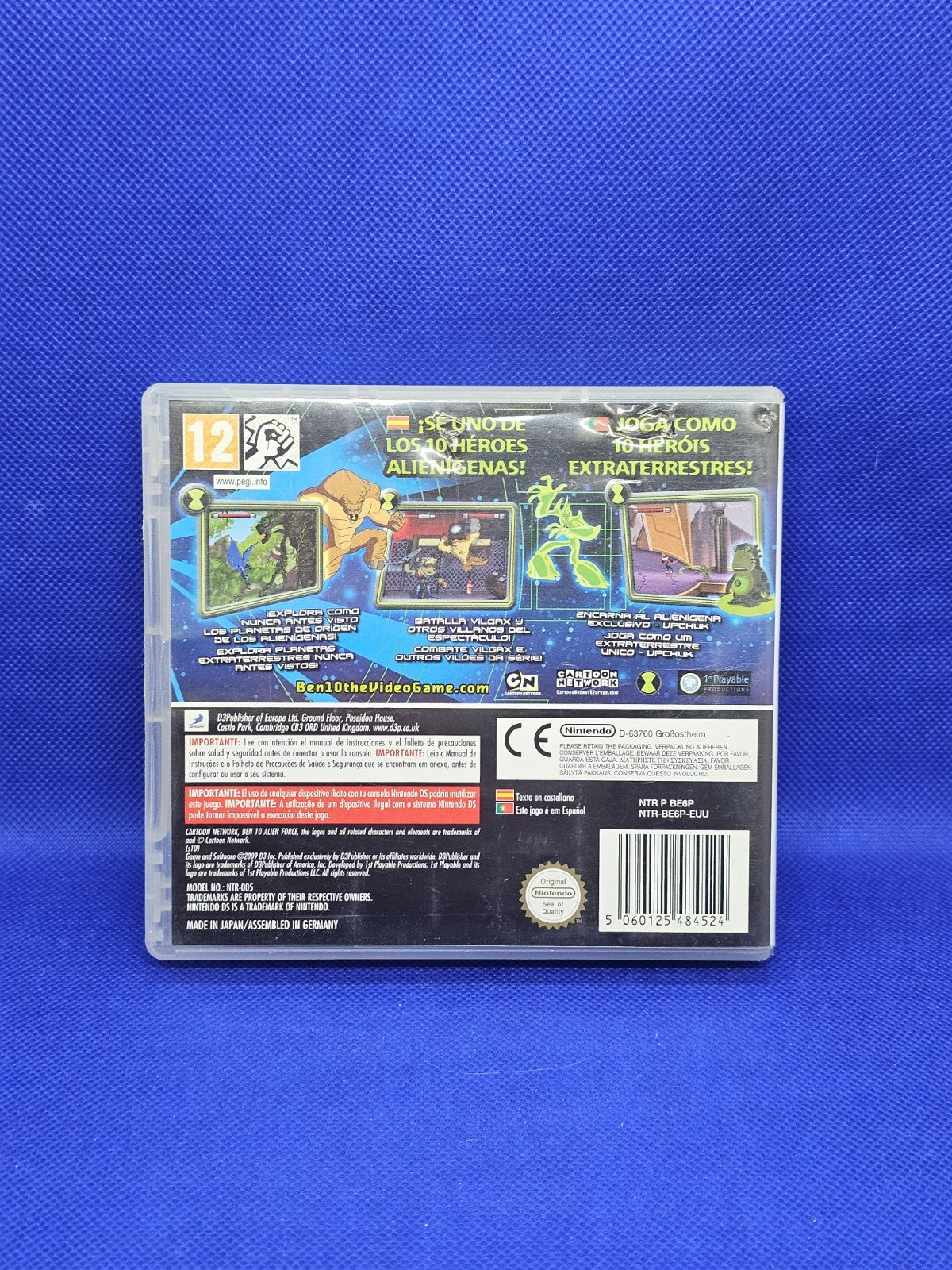 Ben 10 Alien Force Vilgax Attacks Espagnol, Nintendo DS, D3 Publisher, 20092