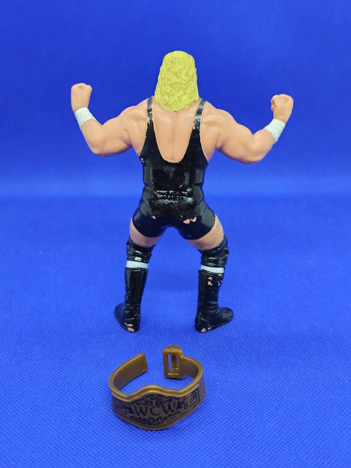 Figurine Sid Vicious WCW Wrestling Galoob 1990 avec Ceinture WCW 12 cm3