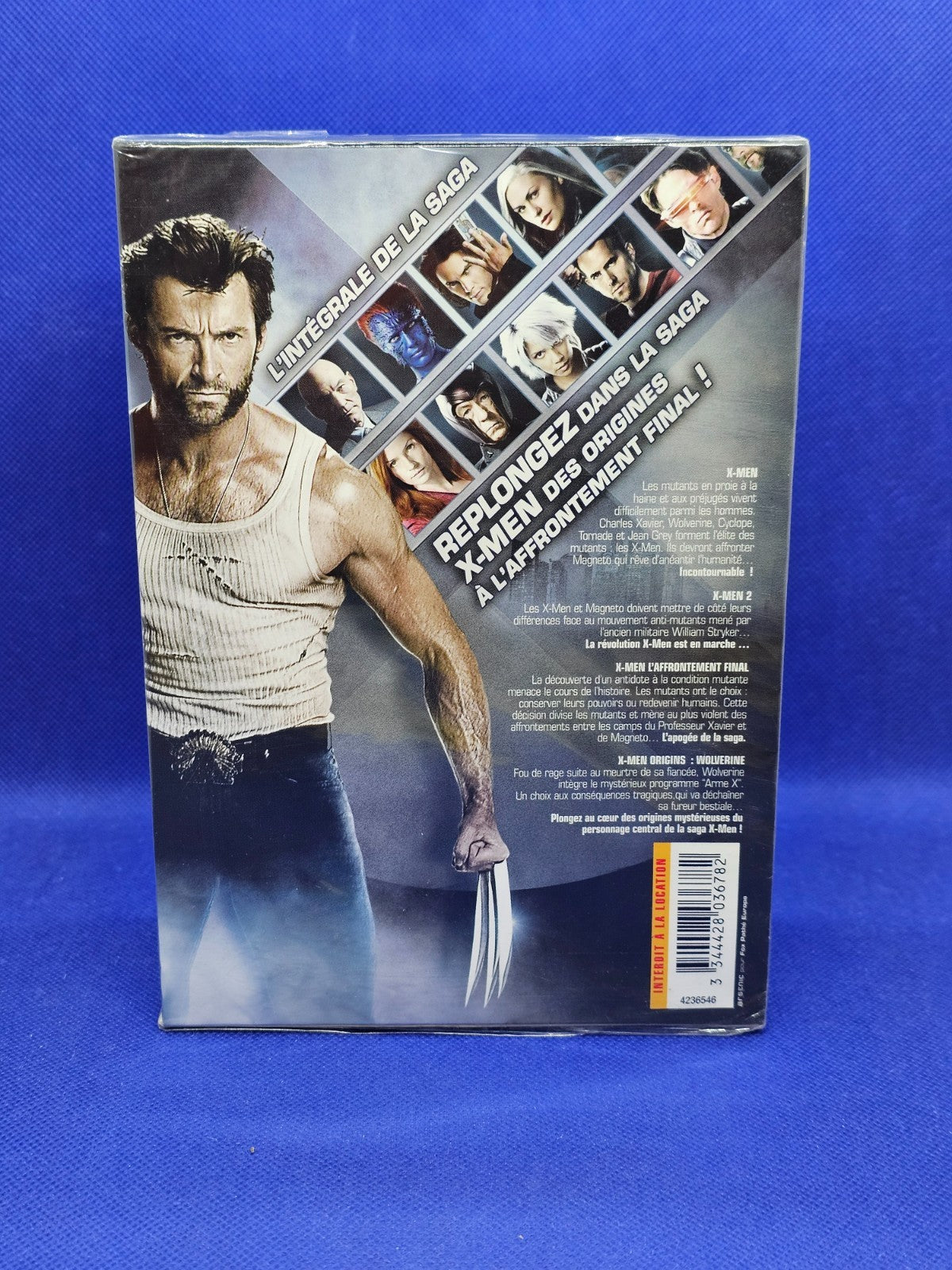 Coffret X-Men Quadrilogie 4 DVD Marvel 20th Century Fox 2010 Wolverine Sous blis2