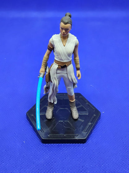 Rey Star Wars Figurine PVC Disney Jedi Sabre Laser Bleu 9,5 cm0