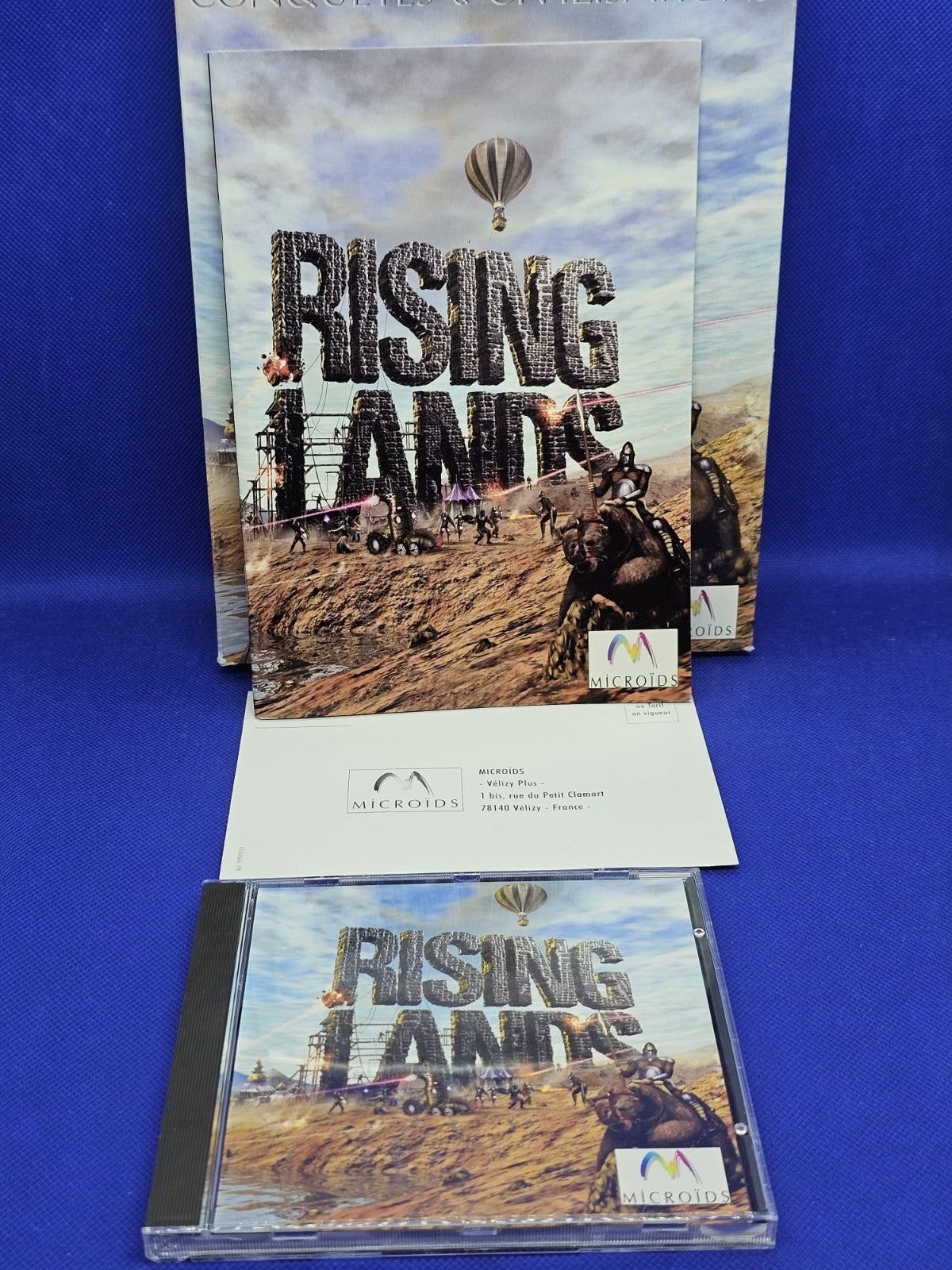Rising Lands Conquêtes Civilisations PC CD-ROM Big Box Microïds 1997 VF1