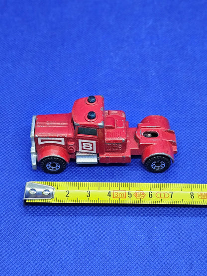 Matchbox Convoy Peterbilt Fire Engine Tractor Unit N°8 1984 Made in Macau 1906