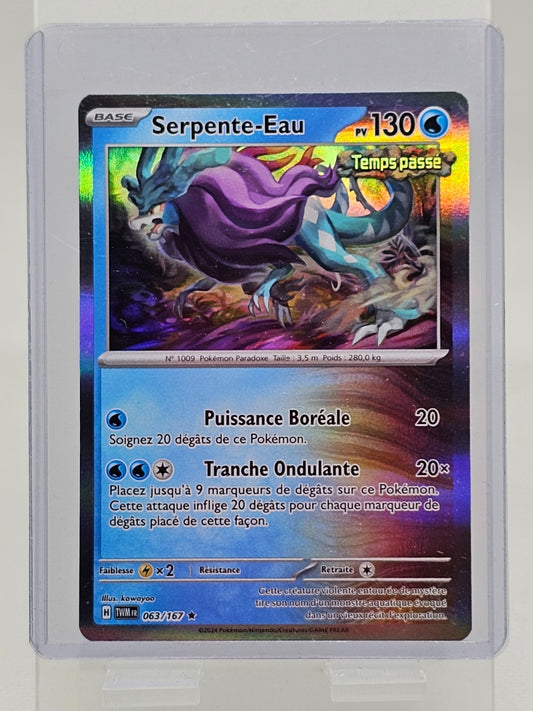 SerpenteEau 063167, Flammes Obsidiennes, Pokémon Holo Rare, 2024, VF0
