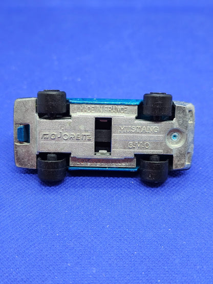 Majorette Ford Mustang SVO No 220 Made in France 1 59 Bleu Métallisé4