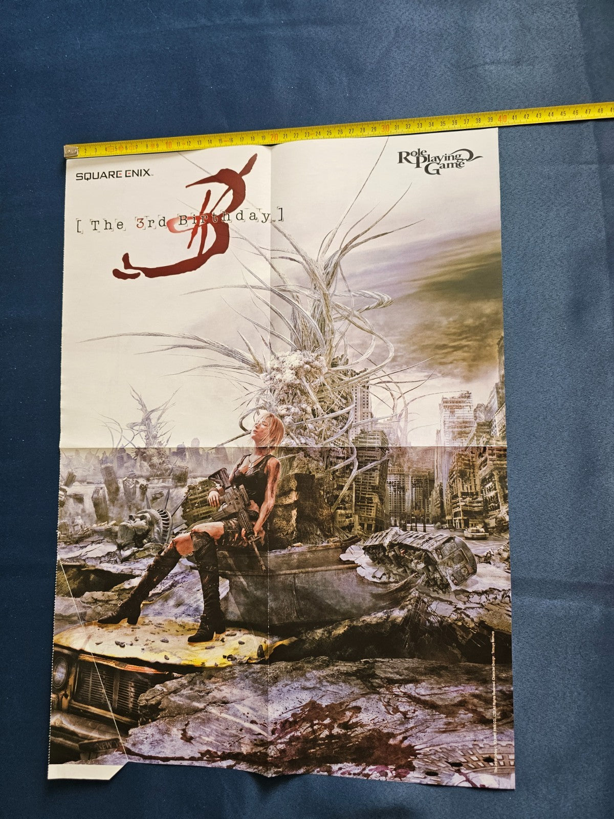 Poster Recto Verso The Witcher 3 Wild Hunt The 3rd Birthday Square Enix 40x55cm3